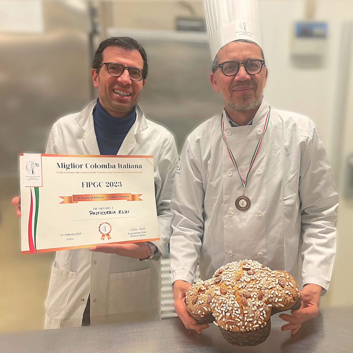 Medaglia di Bronzo Miglior Colomba d'Italia 2023